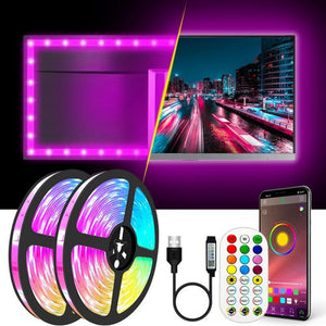 Everyday.Discount rgb ledstrips dimmable lighting lamps phone controll mood changing lights for backLight television vs partylights 