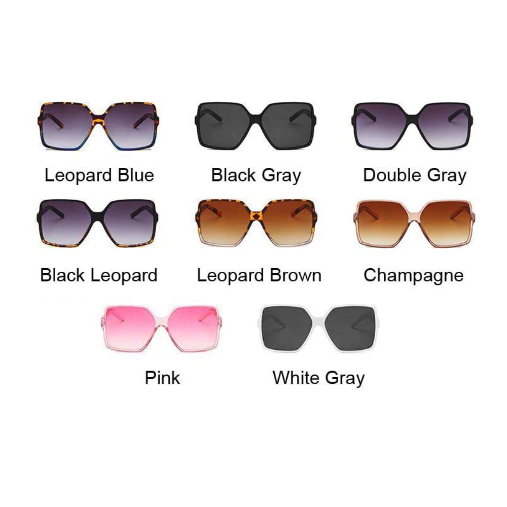 Everyday.Discount women's summer sunglasses squared oversize mirror shades eyefashion