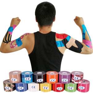 Everyday.Discount kinesiology adhesive sports tapings breathable water.proof athletic sporting tape's muscle pain relief ankle sprain elbow shin splints golferselbow tendonitis groin strain heelpain inner knee abdominal swelling lymphatic leukotape cotton medical backpain vs compression sleeve wrist elastic therapeutic roll