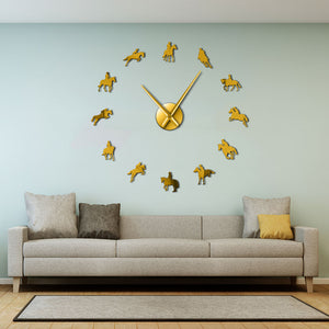 Everyday.Discount wall clock equestrianism giant diy pasting equestrian horseriding jumpings horses riding mirror arylic mural wall clocks frameless clock giant diy pasting acrylic mirror wall mounted deco analog not thicking quartz movement impressive wallclock  