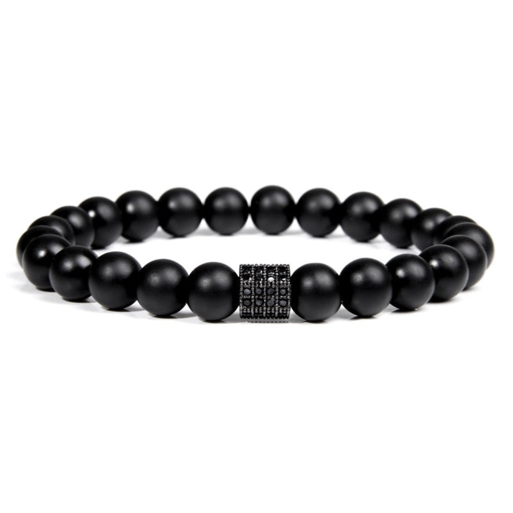 Everyday.Discount bracelets gemstone stretchy beads buddhism crown skull wristband charm summer beach cute elastic gemstone quartz beads bracelets
