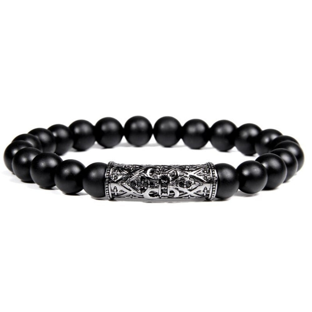 Everyday.Discount bracelets gemstone stretchy beads buddhism crown skull wristband charm summer beach cute elastic gemstone quartz beads bracelets