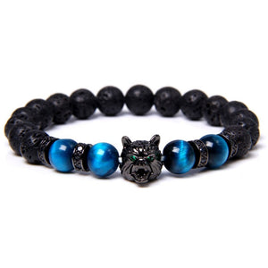 Everyday.Discount bracelets gemstone stretchy beads buddhism crown skull wristband charm summer beach cute elastic gemstone quartz beads bracelets