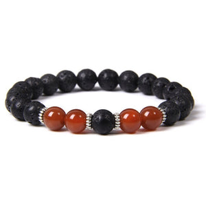 Everyday.Discount bracelets gemstone stretchy beads buddhism crown skull wristband charm summer beach cute elastic gemstone quartz beads bracelets
