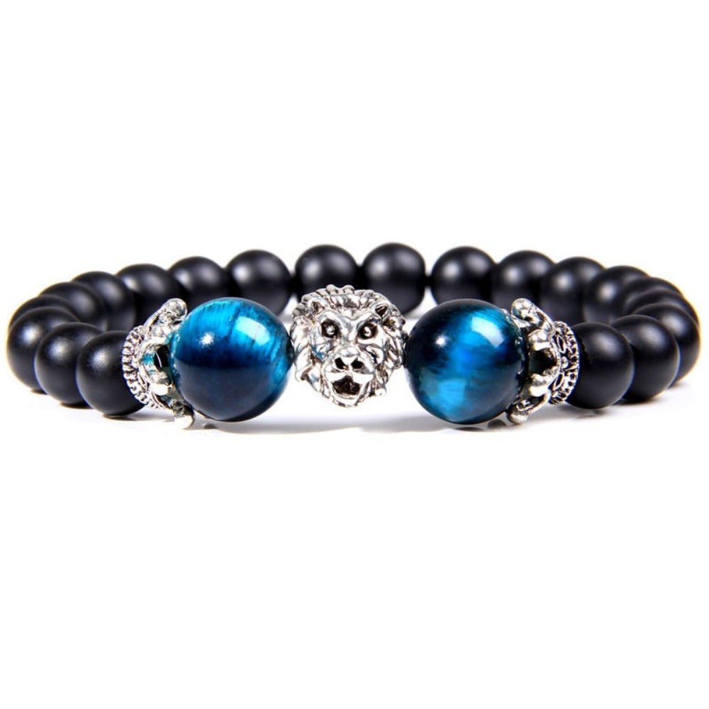 Everyday.Discount bracelets gemstone stretchy beads buddhism crown skull wristband charm summer beach cute elastic gemstone quartz beads bracelets