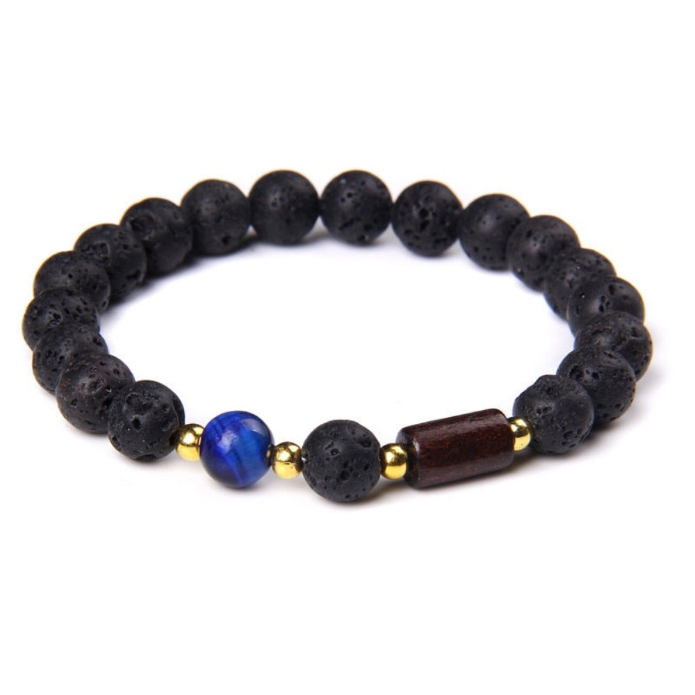 Everyday.Discount bracelets gemstone stretchy beads buddhism crown skull wristband charm summer beach cute elastic gemstone quartz beads bracelets