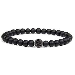 Everyday.Discount bracelets gemstone stretchy beads buddhism crown skull wristband charm summer beach cute elastic gemstone quartz beads bracelets