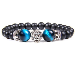 Everyday.Discount bracelets gemstone stretchy beads buddhism crown skull wristband charm summer beach cute elastic gemstone quartz beads bracelets
