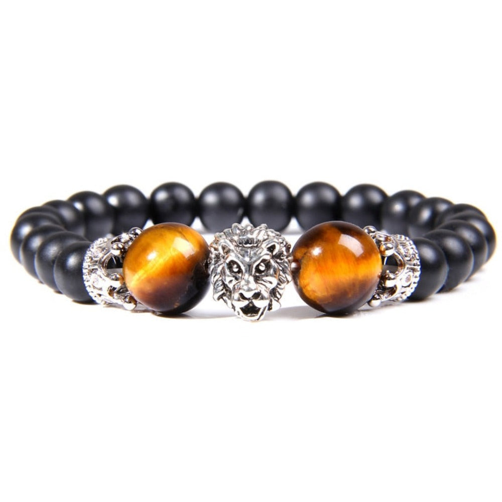 Everyday.Discount bracelets gemstone stretchy beads buddhism crown skull wristband charm summer beach cute elastic gemstone quartz beads bracelets