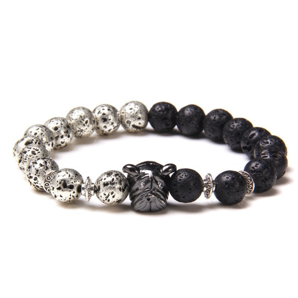 Everyday.Discount bracelets gemstone stretchy beads buddhism crown skull wristband charm summer beach cute elastic gemstone quartz beads bracelets