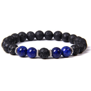 Everyday.Discount bracelets gemstone stretchy beads buddhism crown skull wristband charm summer beach cute elastic gemstone quartz beads bracelets