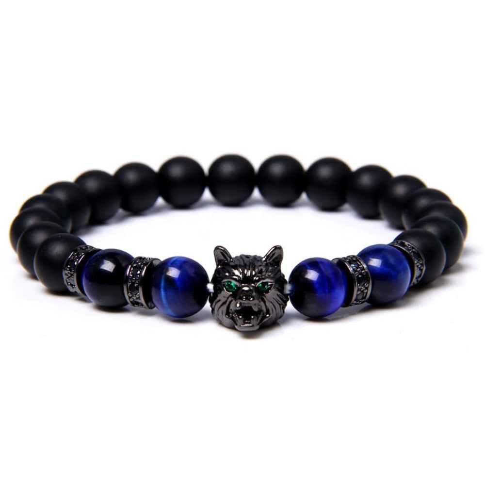 Everyday.Discount bracelets gemstone stretchy beads buddhism crown skull wristband charm summer beach cute elastic gemstone quartz beads bracelets
