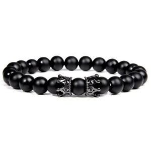 Everyday.Discount bracelets gemstone stretchy beads buddhism crown skull wristband charm summer beach cute elastic gemstone quartz beads bracelets