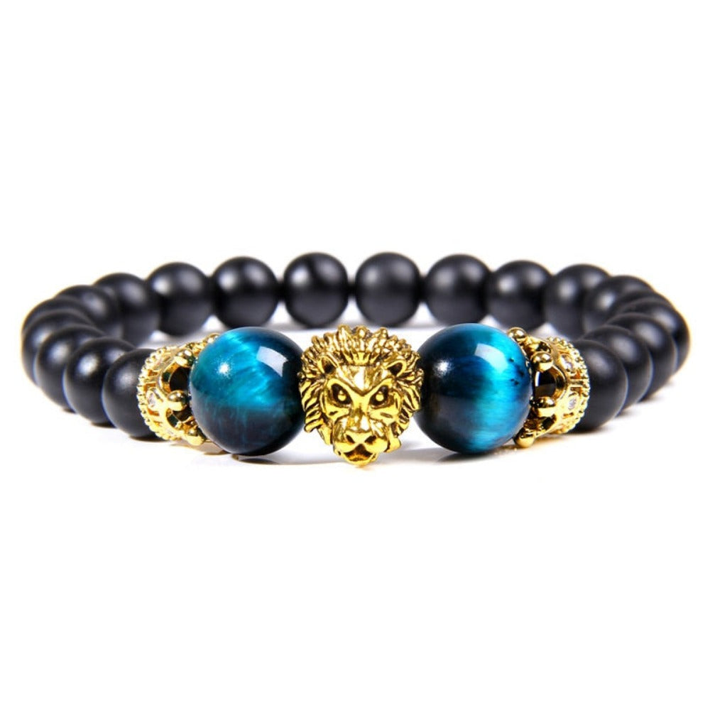 Everyday.Discount bracelets gemstone stretchy beads buddhism crown skull wristband charm summer beach cute elastic gemstone quartz beads bracelets