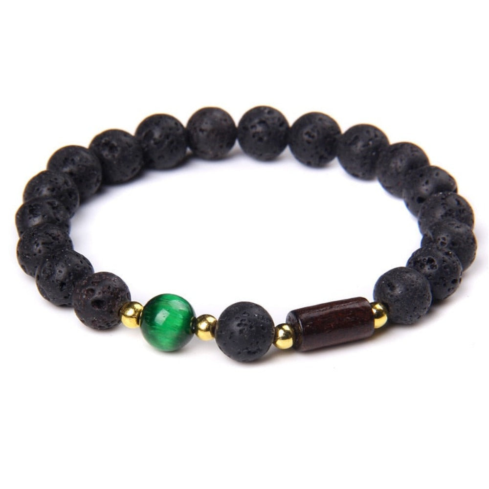 Everyday.Discount bracelets gemstone stretchy beads buddhism crown skull wristband charm summer beach cute elastic gemstone quartz beads bracelets