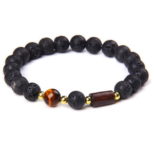 Everyday.Discount bracelets gemstone stretchy beads buddhism crown skull wristband charm summer beach cute elastic gemstone quartz beads bracelets