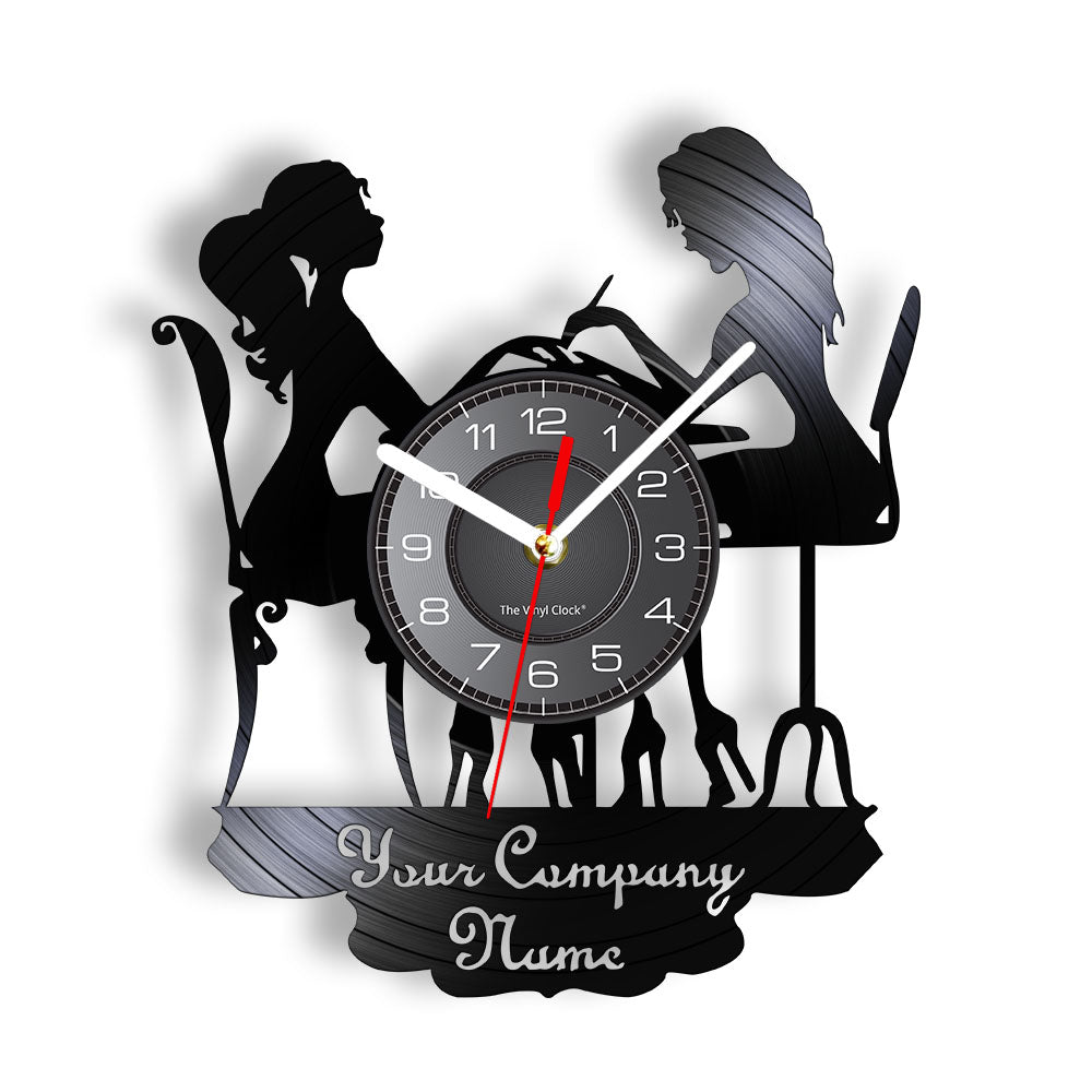 Everyday.Discount buy interior wall clock nailart designed inspired artistic nailshop deco wall clocks unique designed decoration onlineshopping bedroom kitchens analog clocks not loud thicking quartz movement frameless analog numeral pendulum silent geometric instagram tiktok youtube viral videos personalised mesmerizing fashionable decoration
