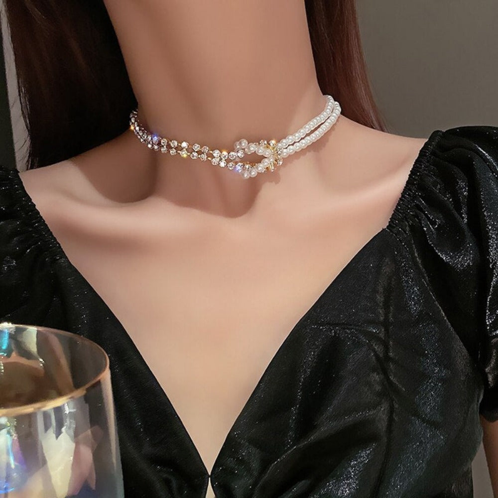 Everyday.Discount buy women collar around neck pearl pendants cute charm fashionista italian designed beautiful womens necklace dangle onlineshopping tiktok youtube videos pearl pendants necklace pearl around neck collar instagram womens jewelry pearl moda  summer bombshell collar waving goldcolor jewelry influencer fashionblogger news gifts