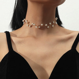 Everyday.Discount buy women collar around neck pearl pendants cute charm fashionista italian designed beautiful womens necklace dangle onlineshopping tiktok youtube videos pearl pendants necklace pearl around neck collar instagram womens jewelry pearl moda  summer bombshell collar waving goldcolor jewelry influencer fashionblogger news gifts
