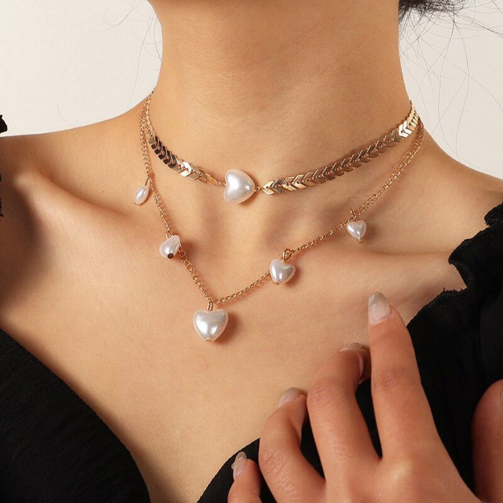 Everyday.Discount buy women collar around neck pearl pendants cute charm fashionista italian designed beautiful womens necklace dangle onlineshopping tiktok youtube videos pearl pendants necklace pearl around neck collar instagram womens jewelry pearl moda  summer bombshell collar waving goldcolor jewelry influencer fashionblogger news gifts