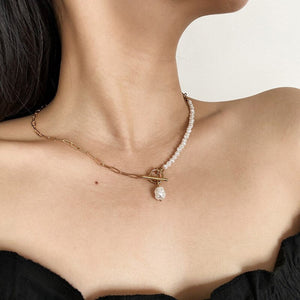 Everyday.Discount buy women collar around neck pearl pendants cute charm fashionista italian designed beautiful womens necklace dangle onlineshopping tiktok youtube videos pearl pendants necklace pearl around neck collar instagram womens jewelry pearl moda  summer bombshell collar waving goldcolor jewelry influencer fashionblogger news gifts