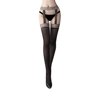 Everyday.Discount women elastic stockings transparent dark color fishnet stockings thigh sheer tights embroidery holdup pantyhose