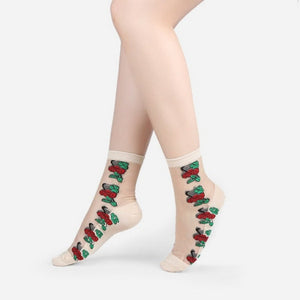 Everyday.Discount socks for women nylonic socks heels halfsocks socks polkadots spandex invisible transparent sheer ankle socks tights toesocks thin compression socks ankle length 