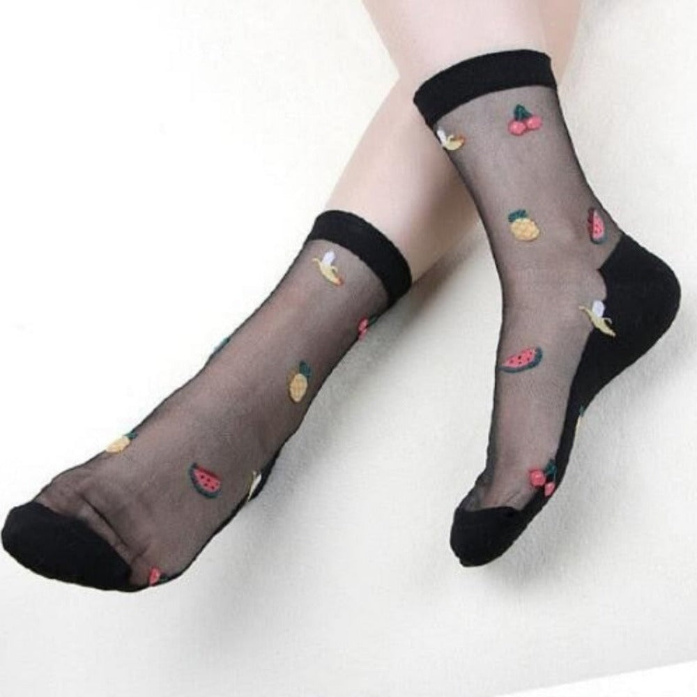 Everyday.Discount socks for women nylonic socks heels halfsocks socks polkadots spandex invisible transparent sheer ankle socks tights toesocks thin compression socks ankle length 