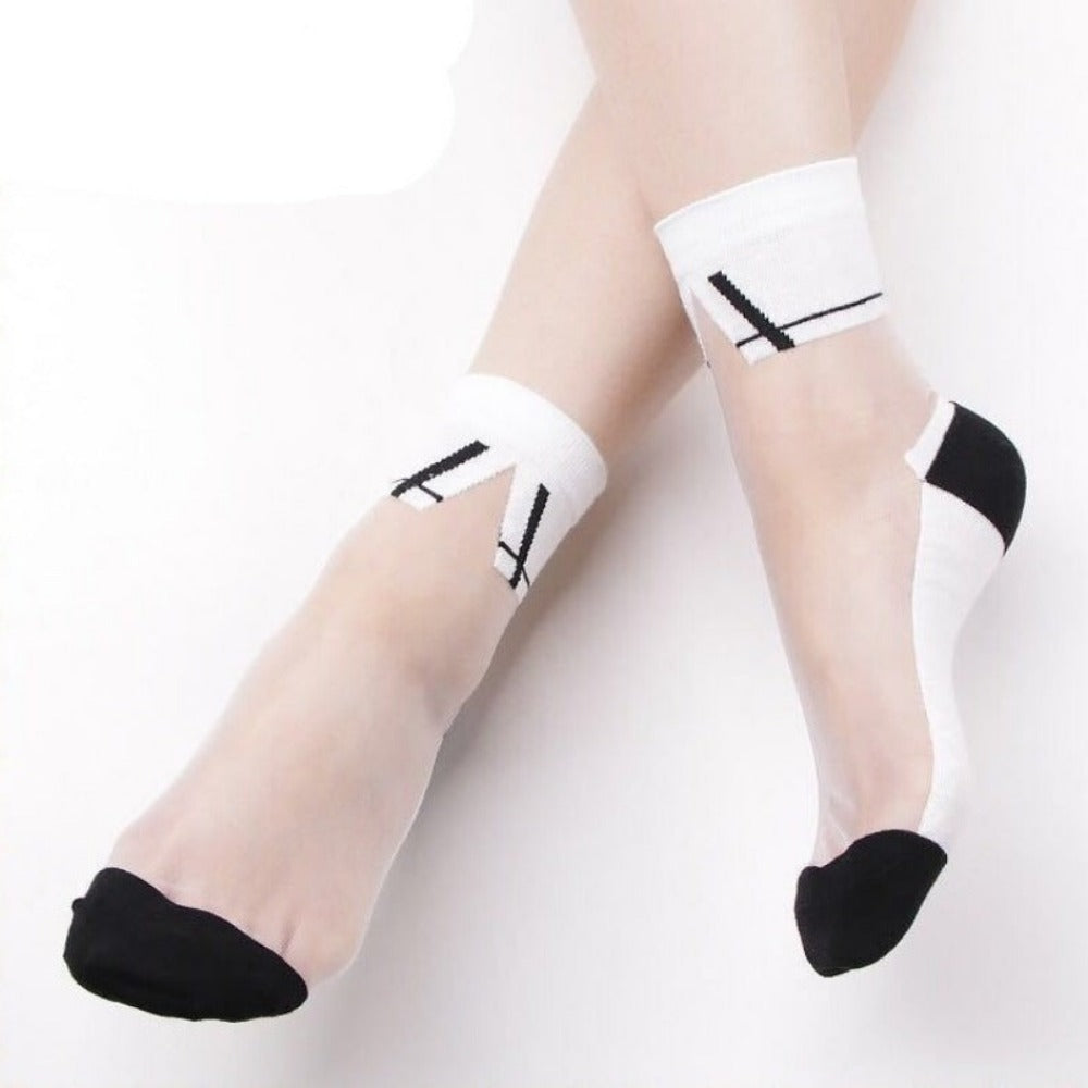 Everyday.Discount socks for women nylonic socks heels halfsocks socks polkadots spandex invisible transparent sheer ankle socks tights toesocks thin compression socks ankle length 