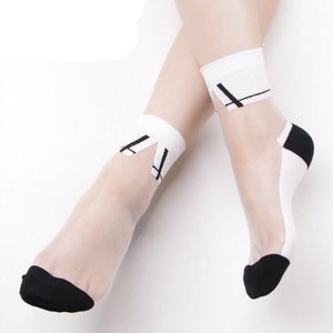 Everyday.Discount socks for women nylonic socks heels halfsocks socks polkadots spandex invisible transparent sheer ankle socks tights toesocks thin compression socks ankle length 