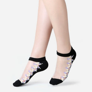 Everyday.Discount socks for women nylonic socks heels halfsocks socks polkadots spandex invisible transparent sheer ankle socks tights toesocks thin compression socks ankle length 
