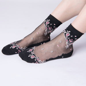 Everyday.Discount women's socks dresses heels halfsocks summer tights thin toesocks socks women nylonic invisible transparent sheer socks ankle length 