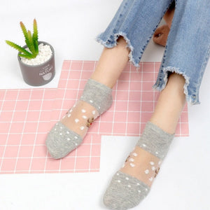 Everyday.Discount women's socks dresses heels halfsocks summer tights thin toesocks socks women nylonic invisible transparent sheer socks ankle length 