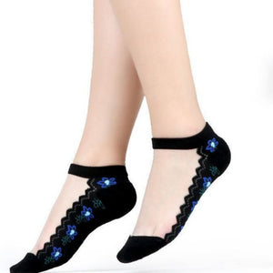 Everyday.Discount socks for women nylonic socks heels halfsocks socks spandex invisible transparent sheer ankle socks tights toesocks thin compression socks ankle length  