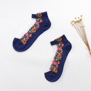 Everyday.Discount socks for women nylonic socks heels halfsocks socks spandex invisible transparent sheer ankle socks tights toesocks thin compression socks ankle length  