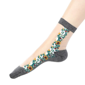 Everyday.Discount socks for women nylonic socks heels halfsocks socks spandex invisible transparent sheer ankle socks tights toesocks thin compression socks ankle length  
