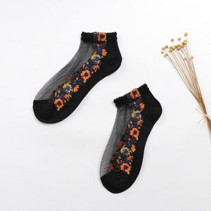 Everyday.Discount socks for women nylonic socks heels halfsocks socks spandex invisible transparent sheer ankle socks tights toesocks thin compression socks ankle length  