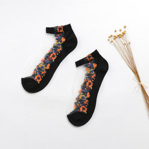 Everyday.Discount socks for women nylonic socks heels halfsocks socks spandex invisible transparent sheer ankle socks tights toesocks thin compression socks ankle length  