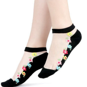 Everyday.Discount socks for women nylonic socks heels halfsocks socks spandex invisible transparent sheer ankle socks tights toesocks thin compression socks ankle length  