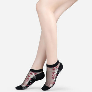Everyday.Discount socks for women nylonic socks heels halfsocks socks spandex invisible transparent sheer ankle socks tights toesocks thin compression socks ankle length  