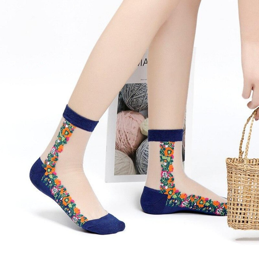 Everyday.Discount socks for women nylonic socks heels halfsocks socks spandex invisible transparent sheer ankle socks tights toesocks thin compression socks ankle length  