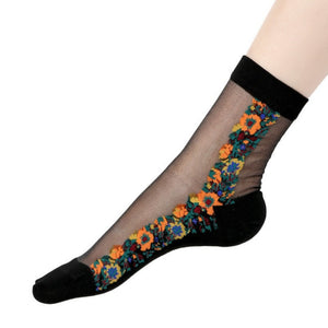 Everyday.Discount socks for women nylonic socks heels halfsocks socks spandex invisible transparent sheer ankle socks tights toesocks thin compression socks ankle length  