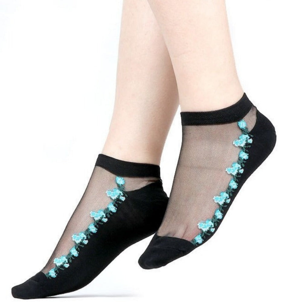 Everyday.Discount socks for women nylonic socks heels halfsocks socks spandex invisible transparent sheer ankle socks tights toesocks thin compression socks ankle length  