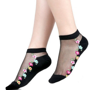 Everyday.Discount socks for women nylonic socks heels halfsocks socks spandex invisible transparent sheer ankle socks tights toesocks thin compression socks ankle length  