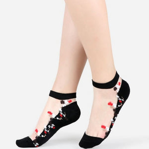 Everyday.Discount socks for women nylonic socks heels halfsocks socks spandex invisible transparent sheer ankle socks tights toesocks thin compression socks ankle length  
