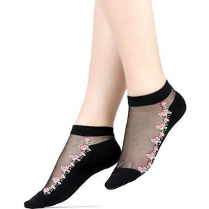 Everyday.Discount socks for women nylonic socks heels halfsocks socks spandex invisible transparent sheer ankle socks tights toesocks thin compression socks ankle length  