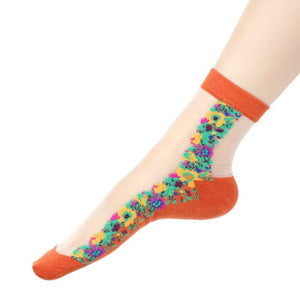 Everyday.Discount socks for women nylonic socks heels halfsocks socks spandex invisible transparent sheer ankle socks tights toesocks thin compression socks ankle length  
