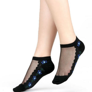 Everyday.Discount socks for women nylonic socks heels halfsocks socks spandex invisible transparent sheer ankle socks tights toesocks thin compression socks ankle length  