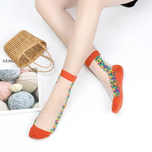 Everyday.Discount socks for women nylonic socks heels halfsocks socks spandex invisible transparent sheer ankle socks tights toesocks thin compression socks ankle length  