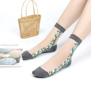 Everyday.Discount socks for women nylonic socks heels halfsocks socks spandex invisible transparent sheer ankle socks tights toesocks thin compression socks ankle length  